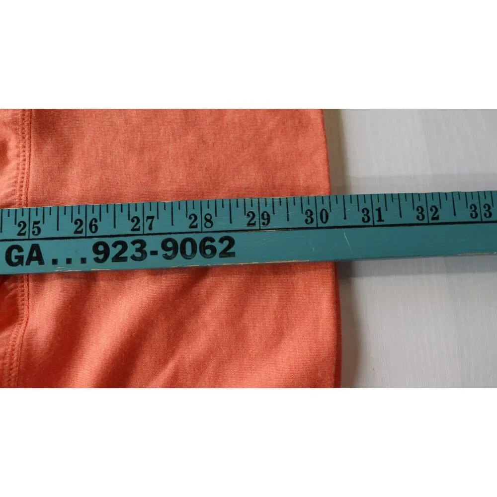 Nike Womens Epic Dri-FIT Tunic Training Top Size Small Semi Sheer Orange